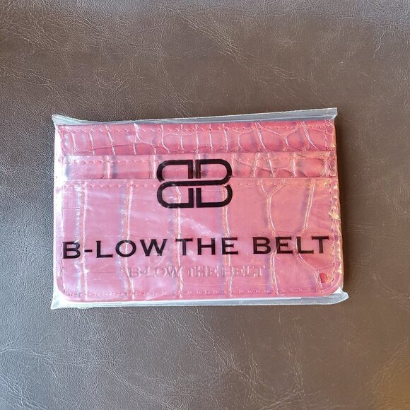NWT NIP B-LOW The Belt  Red Maroon Credit card cas - Picture 1 of 2